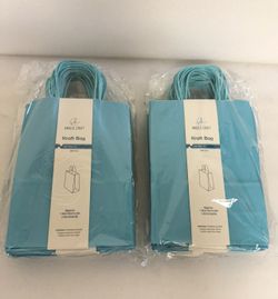 48 Kraft Bags with Handles 7.48”x3.94”z10.24”