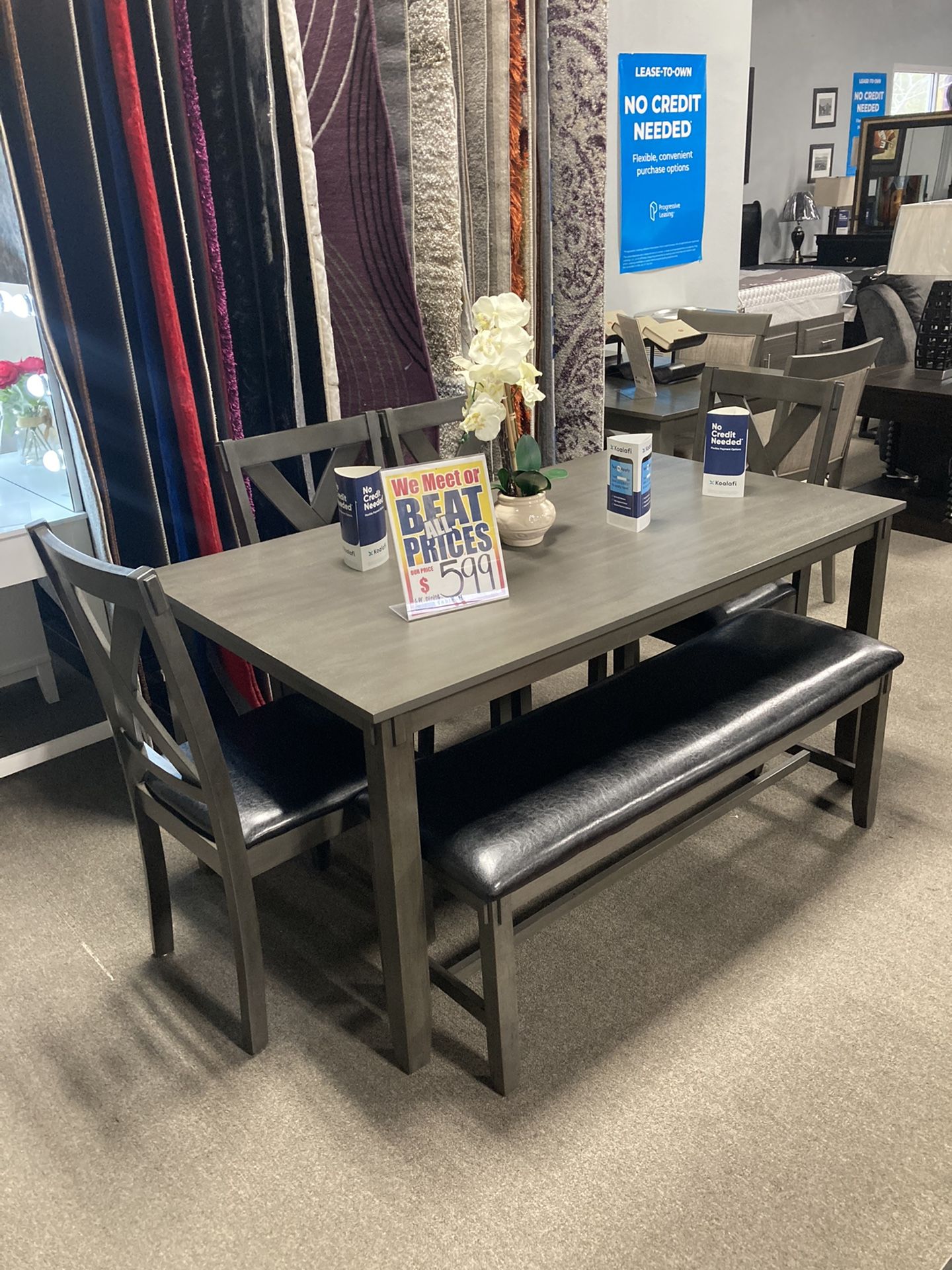 Classy Dining Set Easy Financing $599
