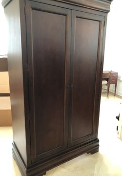 Wooden dresser antique bedroom