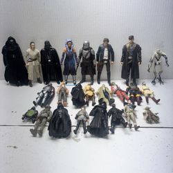 Star Wars action figures lot