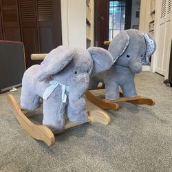 Pottery Barn Rocking Elephants