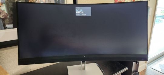 HP Large Curved Monitor