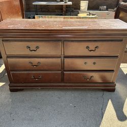 Solid Wood Twin Sleigh Bed Set With 2 Dressers & mirror