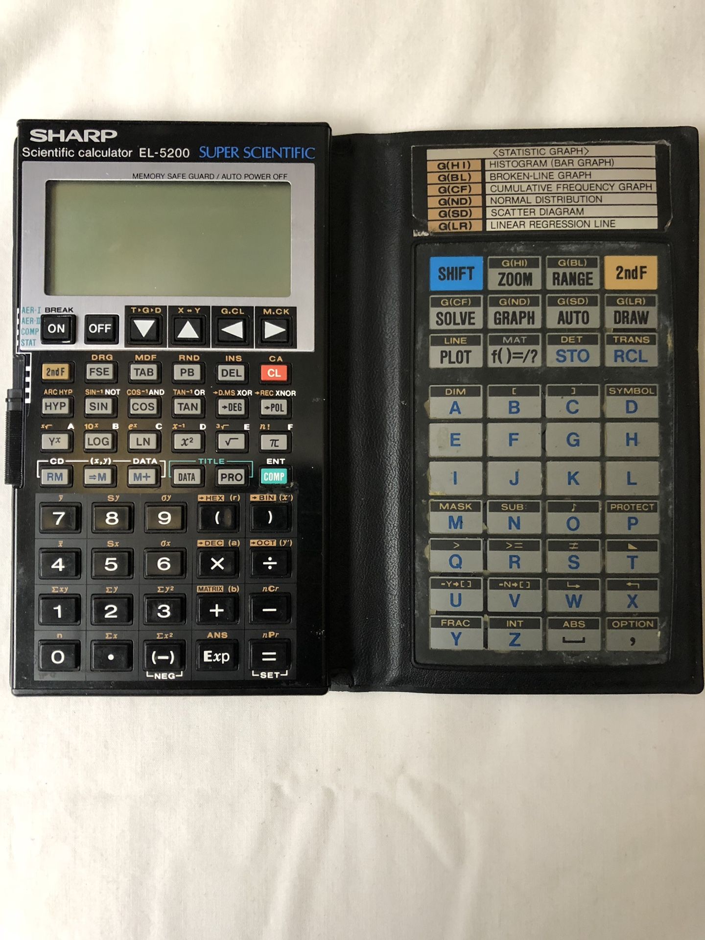 SHARP CALCULATOR EL-5200 SUPER SCIENTIFIC