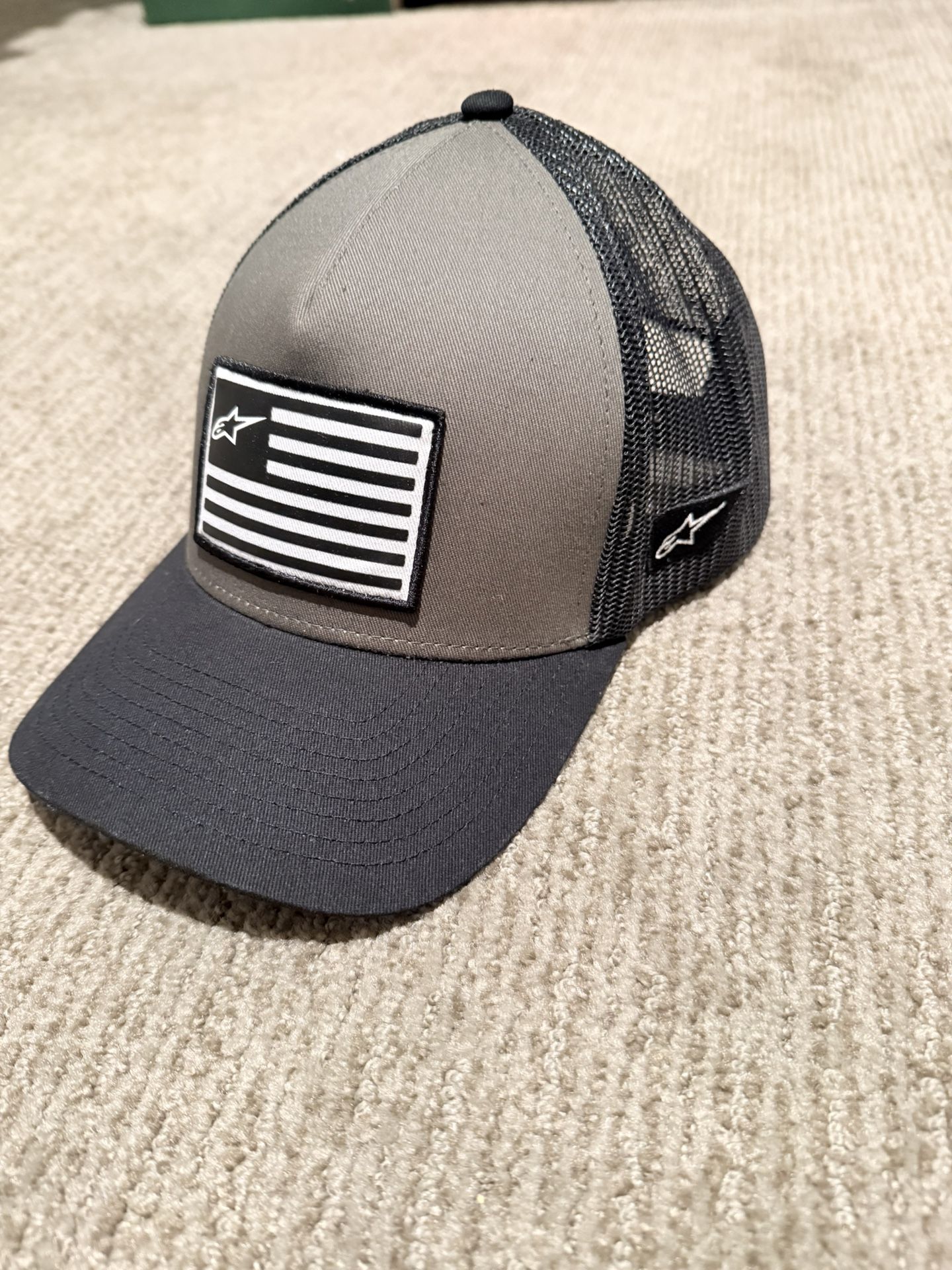 Alpinestars Olive Green Flag SnapBack Hat