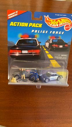 Hot Wheels Action Pack Police Force 1996