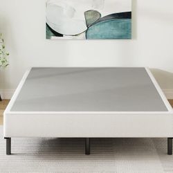 Heavy Duty Box Spring Bed Base, 9"Height Mattress Foundation, Tool-Free Easy Assembly, King