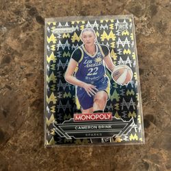 WNBA Monopoly Prizm Cameron Brink 