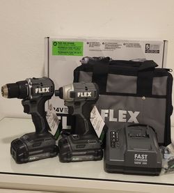KIT FLEX 20VCompact Drill Driver / Compact Impact Driver (ver descripción)