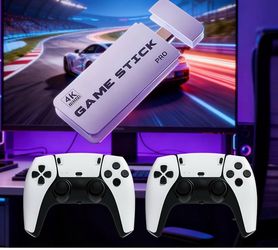 (606060-12) 2026 Upgraded Retro Gaming Console with 20k+ Classic Games & 23 Emulators, 4K HDMI Plug & Play Game Stick for TV, Includes Dual 2.4G Wirel