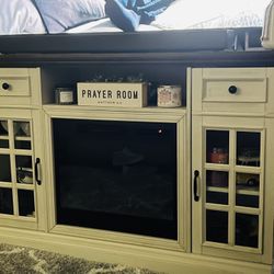 Electric Fire Place Tv Stand  