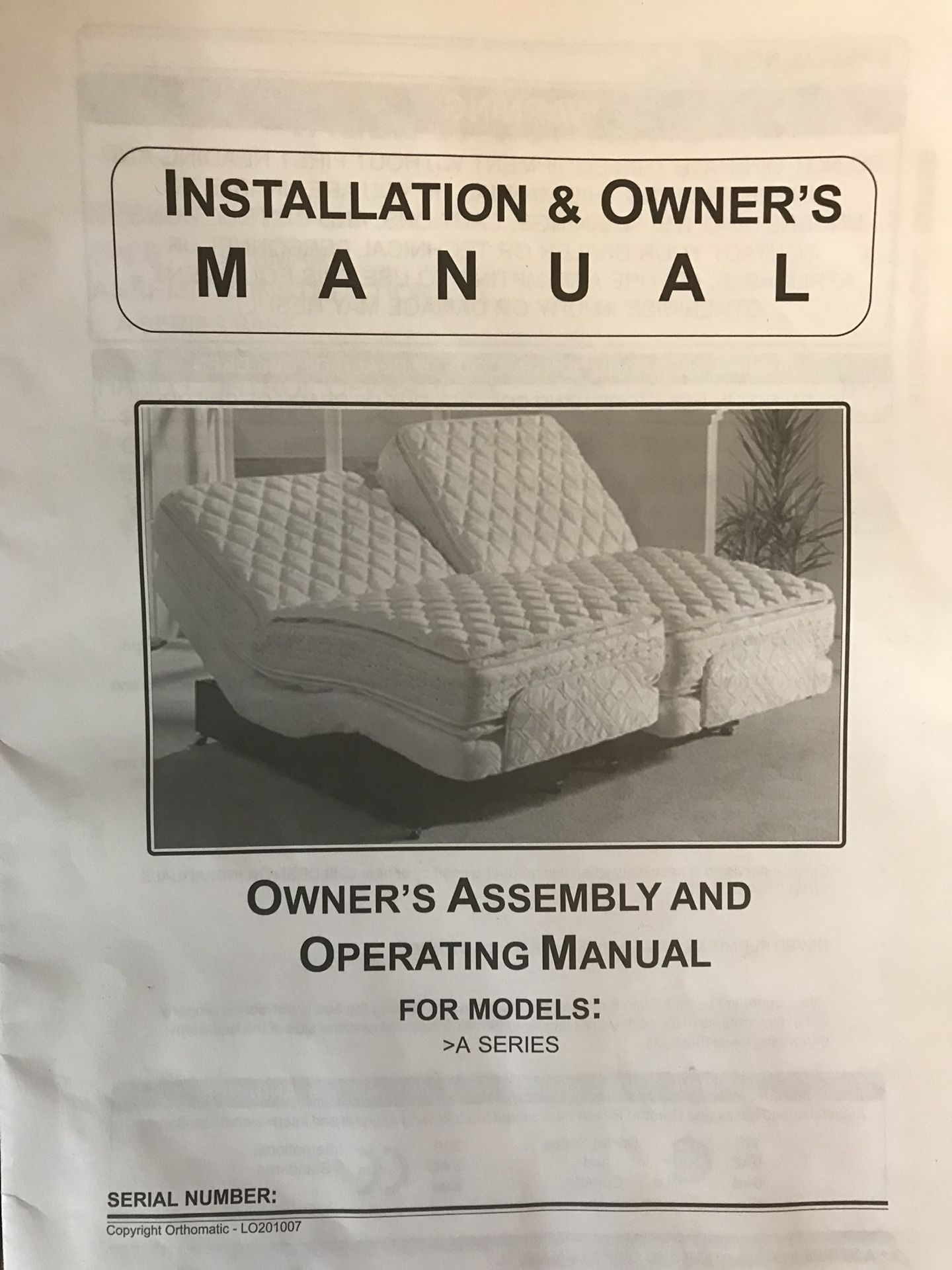 Twin XL Orthomatic Adjustable Bed for Sale in Clearwater, FL OfferUp