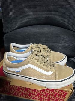 9 Vans Old Skool Pro/Skate Suede Tan