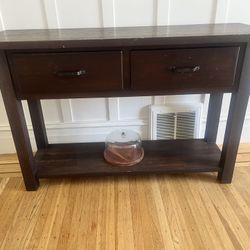 Pottery barn console Table