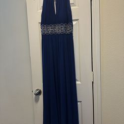  Womens Beaded Sleeveless Halter Evening  Dress 4P