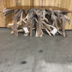 Real Wood Accent Table