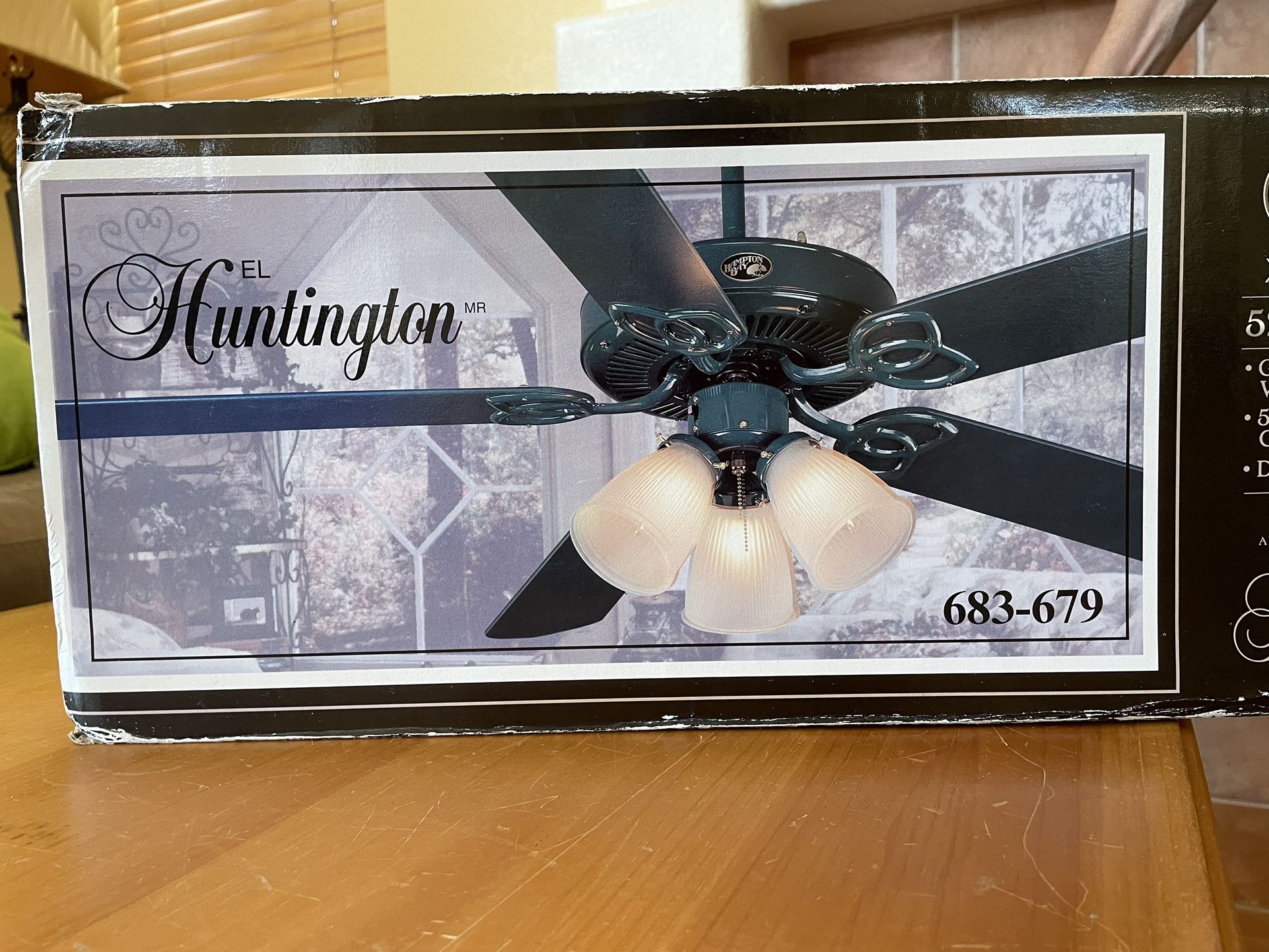 The Huntington (Hampton Bay) Ceiling Fan With Lights