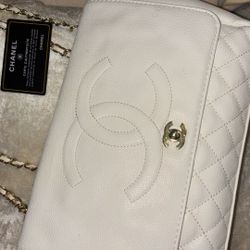 Chanel Purse White 