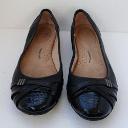 Time And Tru Black Flats w/Memory Foam Size 10