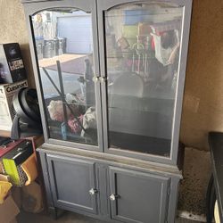 Antique Curio Cabinet 