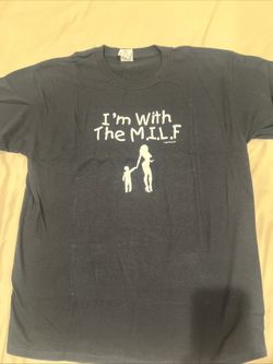 Youth Kids Black Shirt I’m Witt The MILF