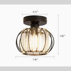 Small Crystal Chandelier