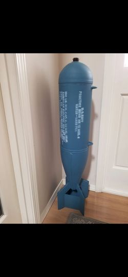 US Navy inert practice bomb