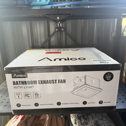 Amico BATHROOM EXHAUST FAN WITH LIGHT