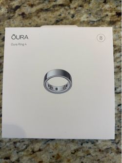 Oura Ring Gen 4 Size 8 Silver – Brand New & Sealed