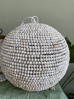 Beaded chandeliers
