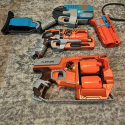 Three Different Nerf Zombie Gun