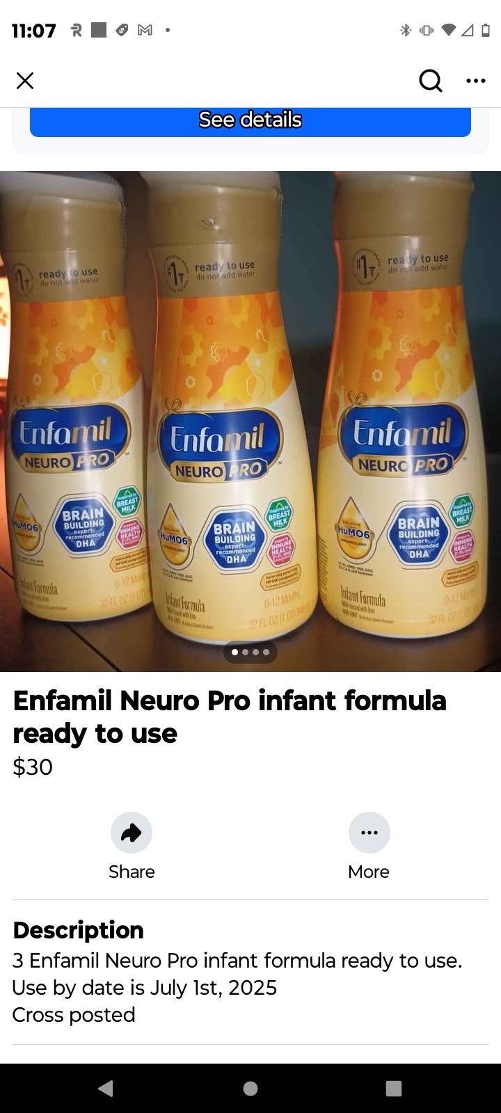 Enfamil Neuro Pro Infant Formula (ready to use)