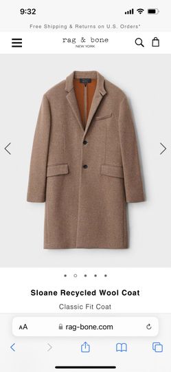 Rag & Bone Men’s Overcoat