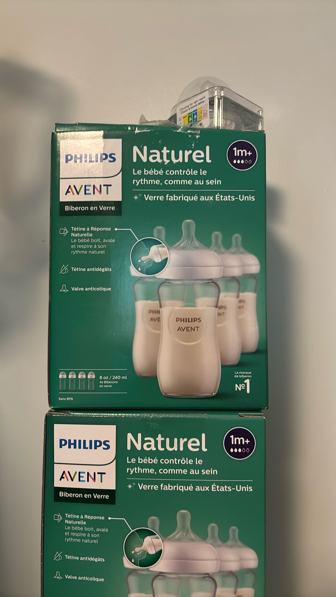 philips avent glass bottles