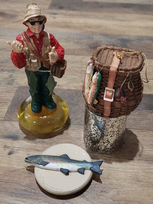 Fly Fishing Christmas Ornaments From Hobby Lobby