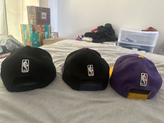 NBA Snapback Hats Lot of 3