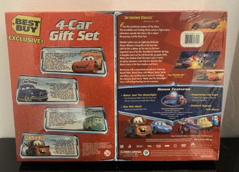 Rare - LIMITED EDITION - Disney/Pixar CARS Dvd & 4 Car Gift Set
