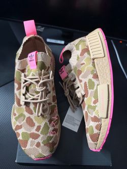 Adidas NMD R1 Primeknit Duck Camo  Size 7.5