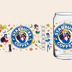 Sailor Moon Glass Can Cup