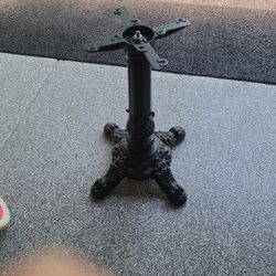 Cast iron table base