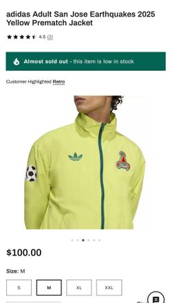 Adidas San Jose Soccer team windbreaker