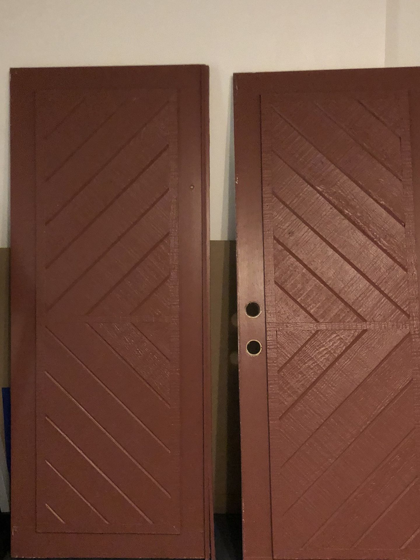 Double Solid Wood Door