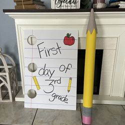 1st Day Of School Props 