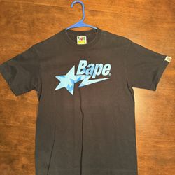 BAPE Blue Camo Star Tshirt