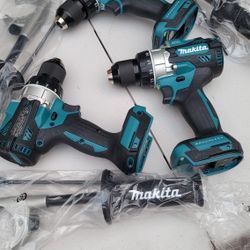 Makita  Hammer Drill Brushless 18volt 3ra Generation 