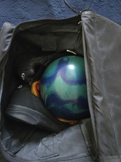 Bowling Ball And Bowling Bag