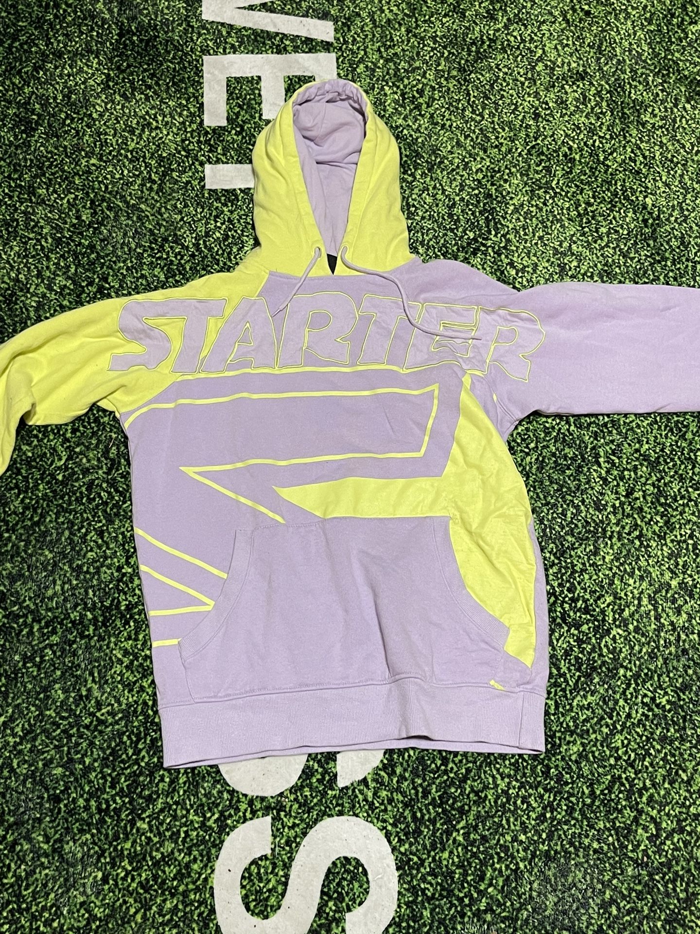 Medium Purple And Yellow Starter Hoodie