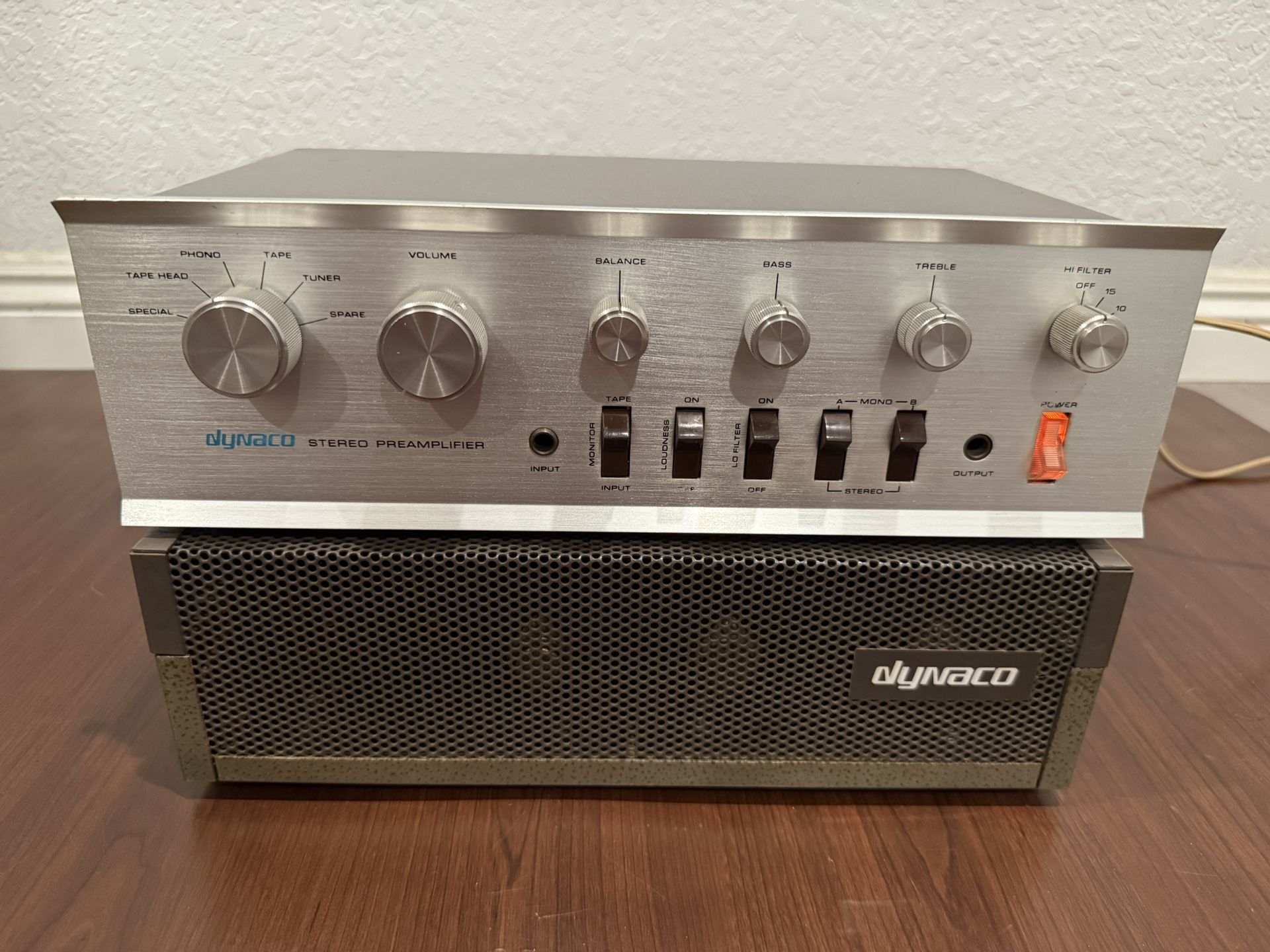 DYNACO Stereo 120 Power Amplifier & DYNACO PAT-4 Preamp 