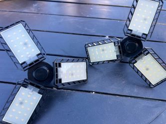 Set of 2 Multi-Panel LED Garage Ceiling Light
