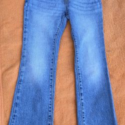 Old Navy Blue Jeans Boot  shoe Girl SIZE Large 